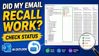 How to Easily Check the Recall Status of Emails in Outlook