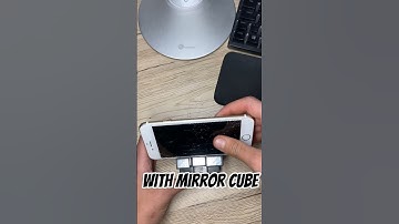 How to make a phone stand with mirror cube #cubing #puzzle #speedcubing #viral #shorts