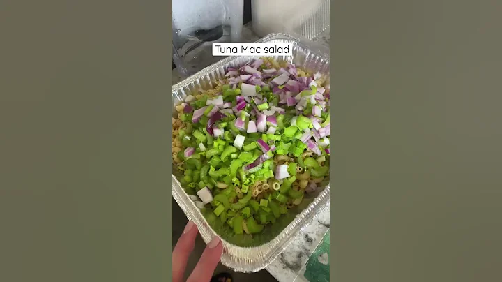 Tuna Macaroni Salad #macaronirecipe #macaronisalad