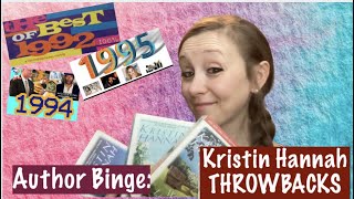 THROWBACK AUTHOR BINGE: Kristin Hannah/// Reading Kristin Hannah's oldest books in print...
