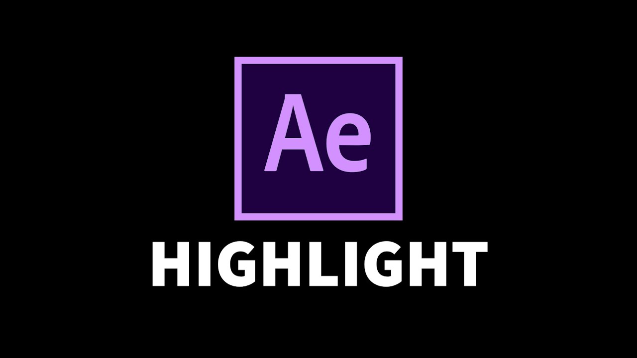 Highlight Effect - After Effects Tutorial