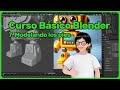 Curso Básico Blender 3D - 7. Modelando los pies del robot