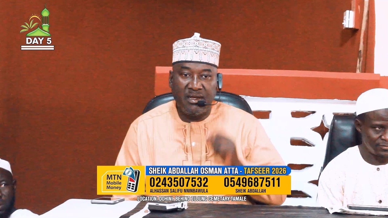 day 05 - SHEIKH ABDULLAH OSMAN ATTA - RAMADAN TAFSIR 1447 AH (2026) || iSLAMLOG ||Official