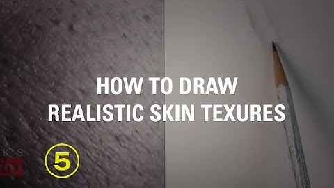 Draw Realistic Skin Texture (Touchable Textures #1)