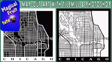 Simulate Cut Maps Art with Photoshop