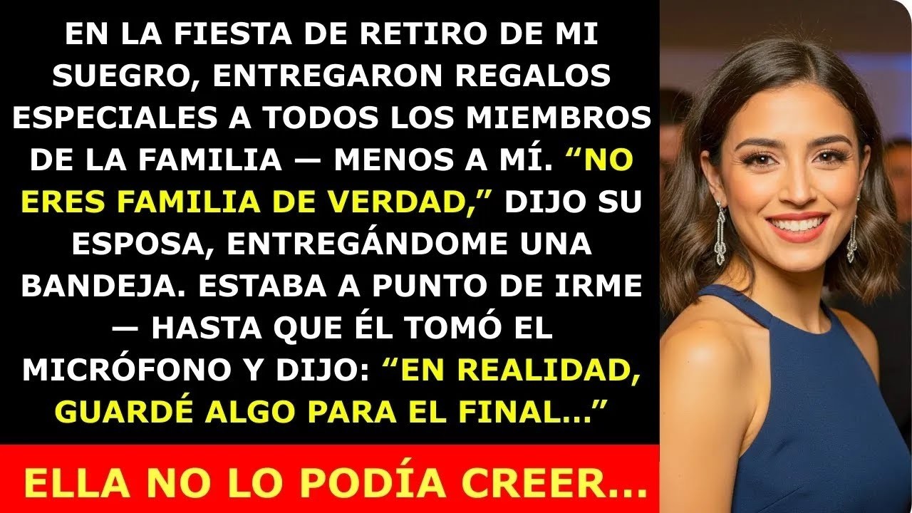 Le Dieron Regalos a Toda la Familia Menos a Mí — Hasta que Mi Suegro Detuvo la Fiesta
