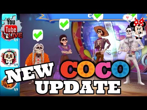 beautycon Disney Girl LIVESTREAM! NEW COCO UPDATE 34! FACEBOOK LIVESTREAM RECAP Disney Magic Kingdoms