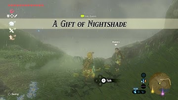 Zelda Botw: A Gift of Nightshade Side Quest