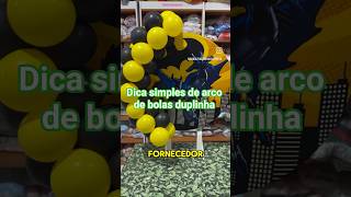 MINE ARCO DUPLINHA SIMPLES #shortvideo #festa #aniversario #decoracaodefestainfantil