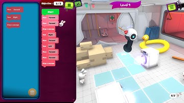 Rabbids Coding level 9 - 3 Stars