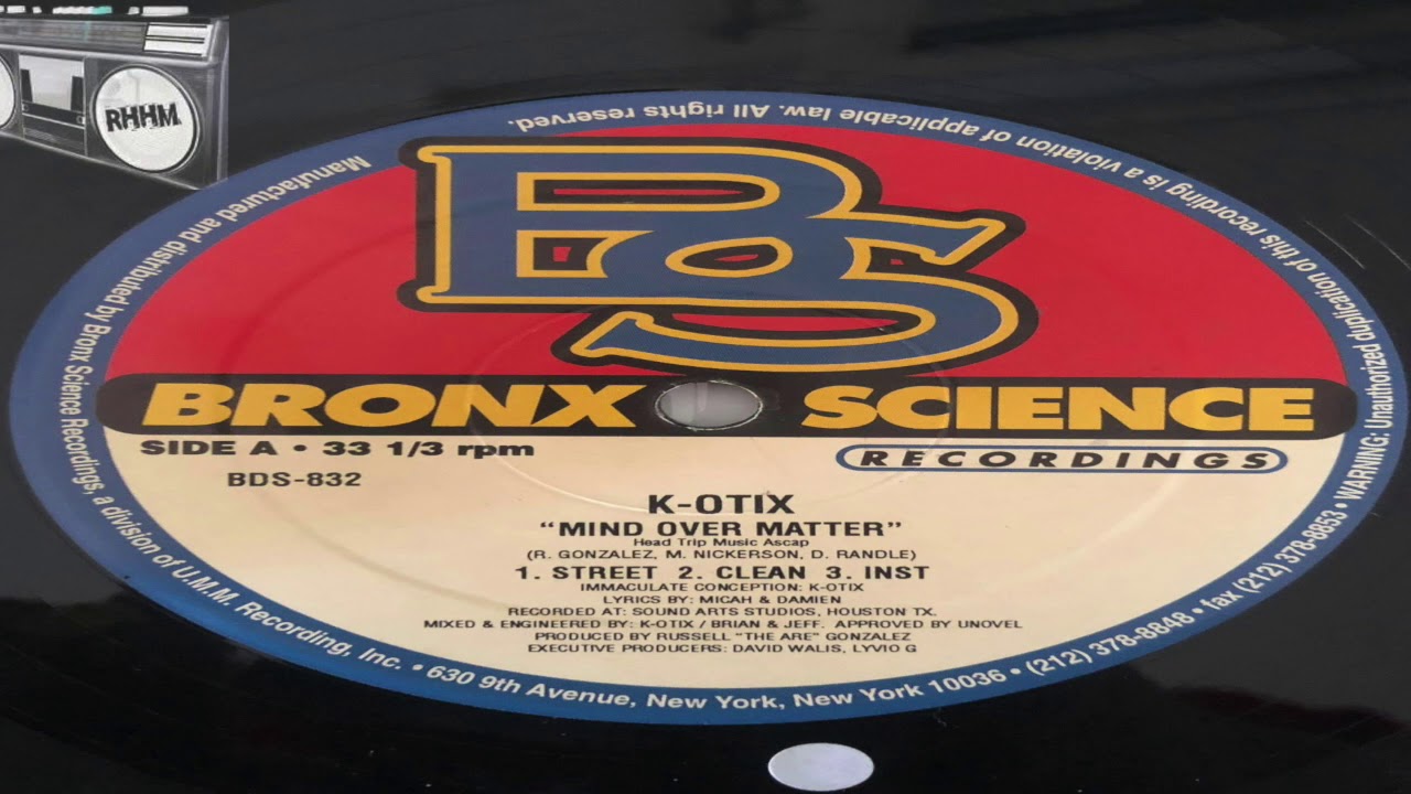 K-OTIX - MIND OVER MATTER (STREET)