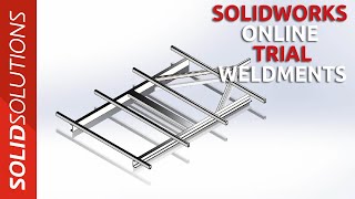 How to quickly create weldments in SOLIDWORKS  SOLIDWORKS Online Trial