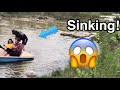 Crazy family uses broken paddle boat | OVERLOAD Ep.2