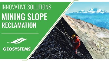 Steep Slope Rehabilitation & Erosion Control for the Mining Industry
