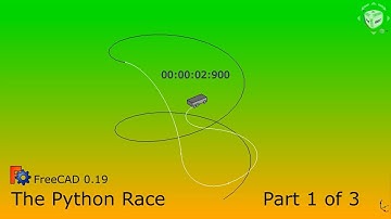 FreeCAD Python Tutorial, Animation of a moving vehicle, Part 01/03, FreeCAD 0.19, Python 3
