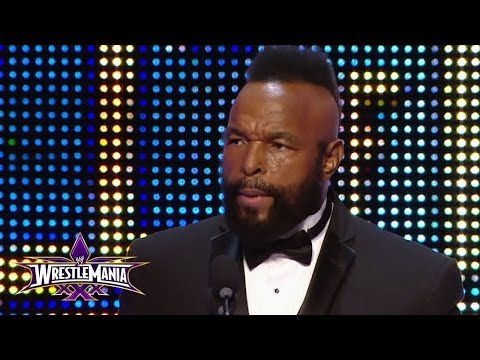 A sneak peek of Mr. T's 2014 WWE Hall of Fame Induction Speech