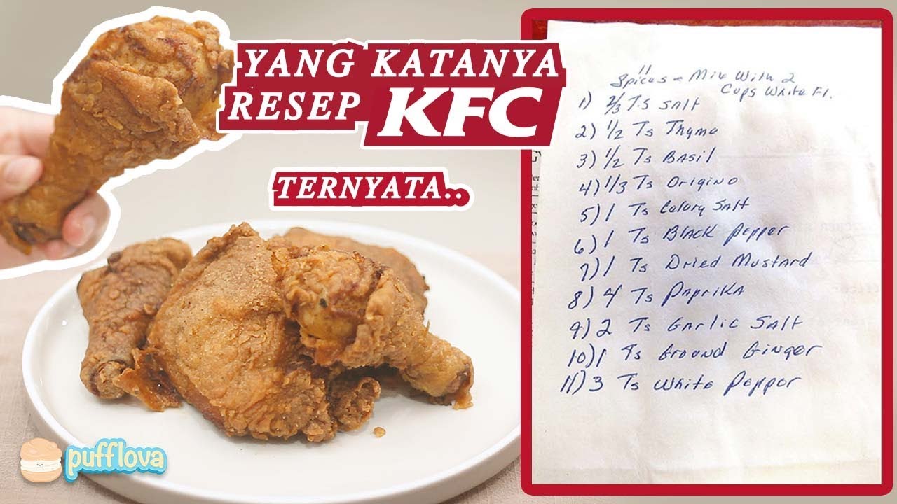 Mencoba Resep Kfc Yang Katanya Bocor Youtube