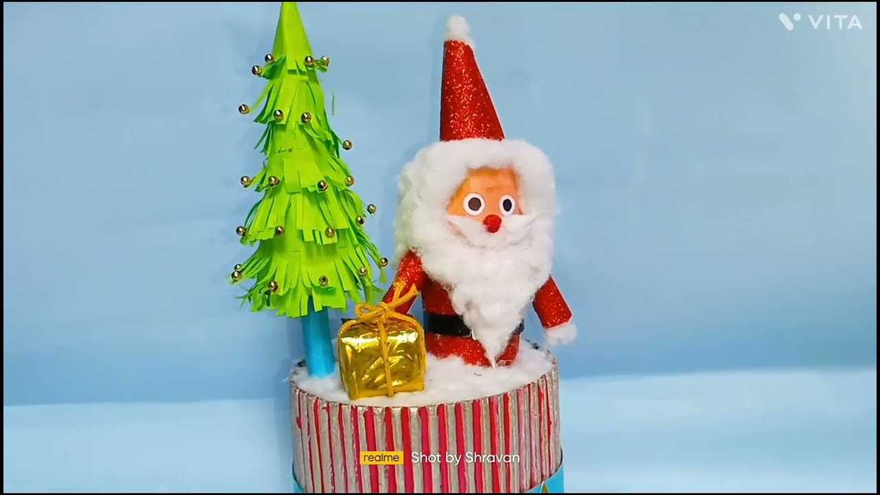 Santa Claus Making | Santa Claus Making at Home 2022 | Santa Claus Making with Paper Cups