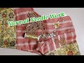 Normal needle Work on Stitched Blouse | Aari work with Normal needle | Hand Embroidery
