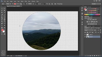 How to put a picture in a circle shape in Photoshop