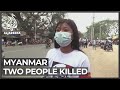 Myanmar police shoot dead 2 protesters in bloodiest post-coup day