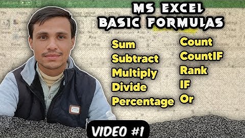 Excel की 12 जरूरी Formulas | Urdu/Hindi Tutorial for Beginners | SUM, IF, COUNT, RANK, MAX, MIN etc.