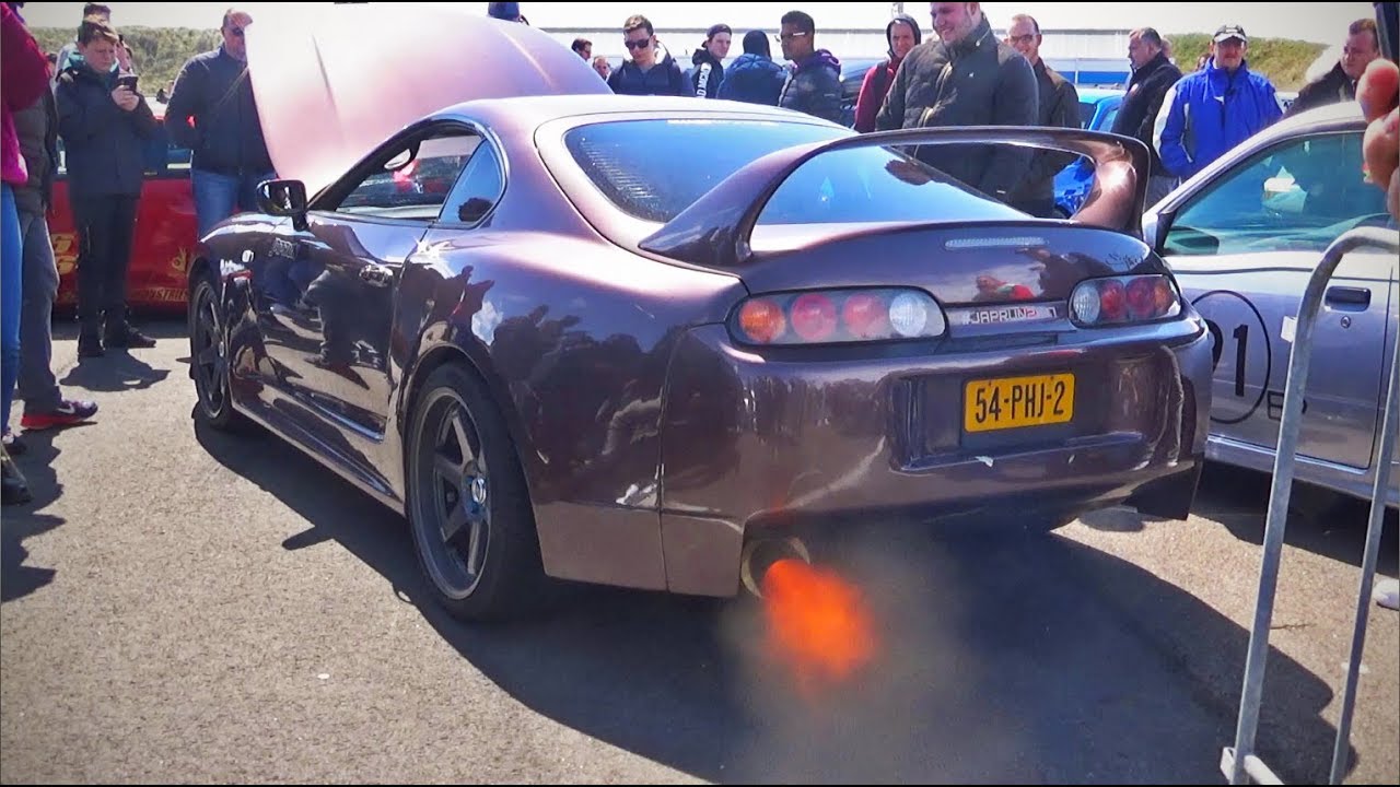 Toyota Supra 2Jz Turbo Flutter Sounds & 2-Step Revs! - Youtube