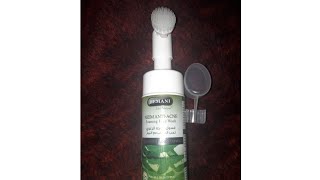 Hemani foaming facewash with (Brush massager) review.
