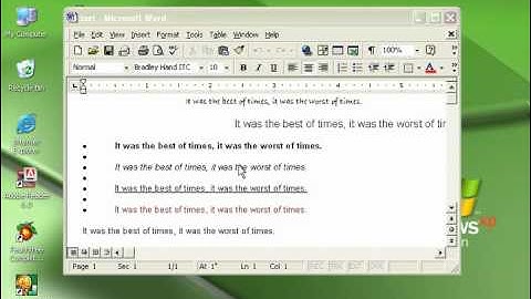 Windows XP Tutorial Closing a Document Microsoft Training Lesson 4.7