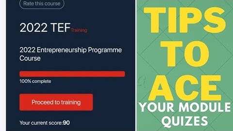 TEF2022: BUSINESS MANAGEMENT TRAINING QUIZ