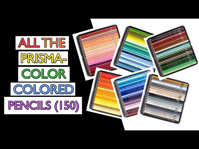 Prismacolor Premier Colored Pencils 150 Color Swatches 