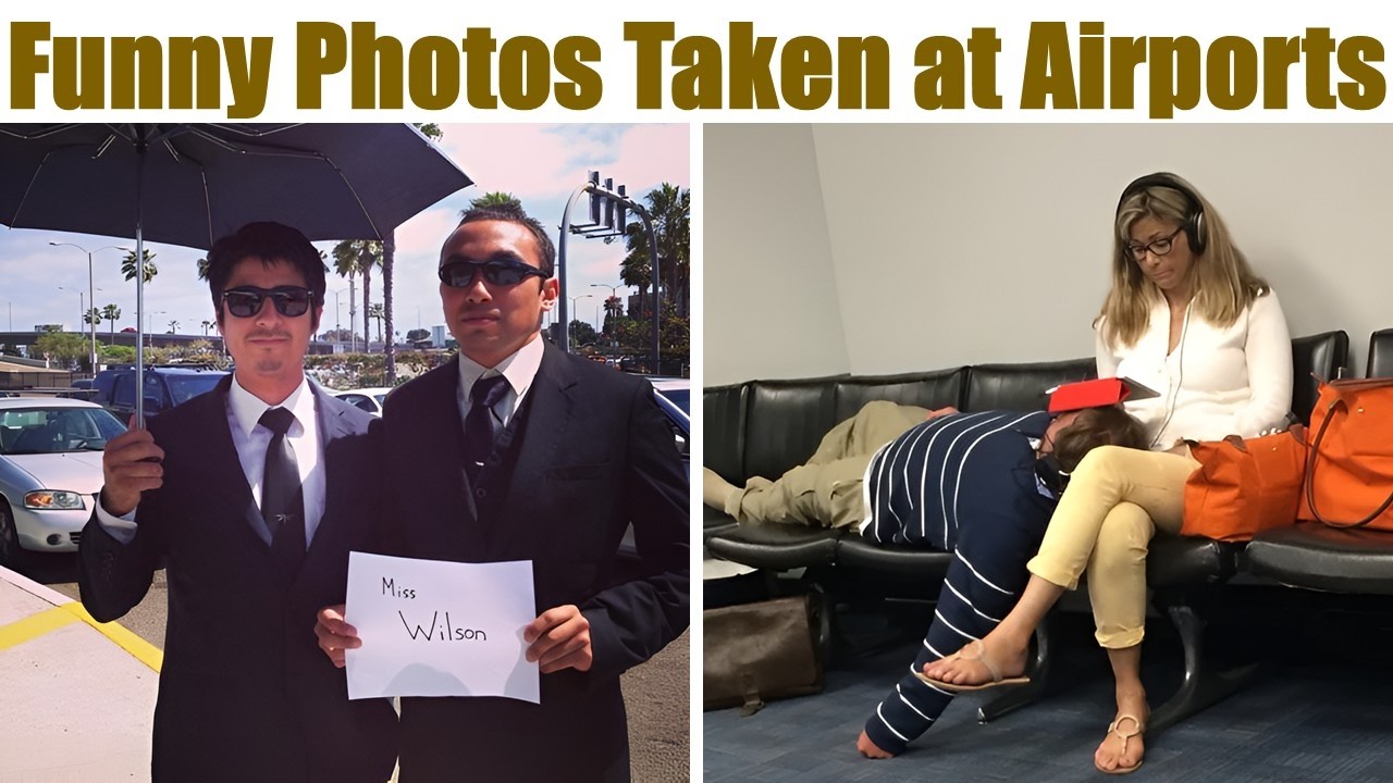 Funny Photos Taken at Airports That Will Make You Crack A Smile