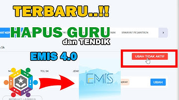 TERBARU..!! Cara Menonaktifkan Guru dan Tendik di EMIS 4.0 | Integrasi Data Simpatika - EMIS 4.0