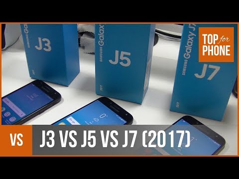 SAMSUNG GALAXY J3, J5, J7 (2017) : méga-comparo par TFP