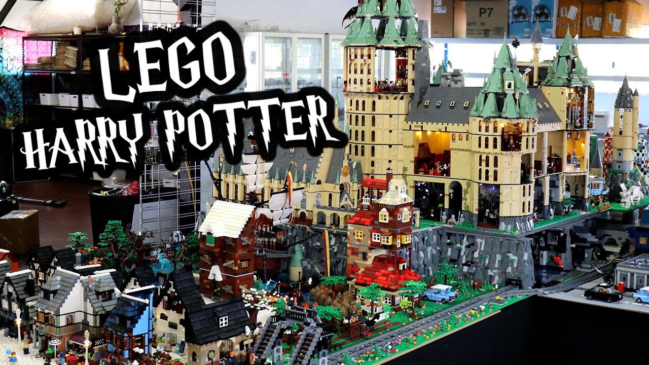 Harry Potter display nearly finished: lego