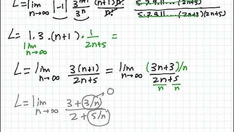 uOttawa MAT 1322 tutor Ratio Test 4 Series Convergence Video tutorial