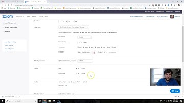 Zoom Schedule a Meeting and Google Classroom - Distance learning