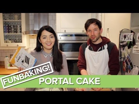 Portal Cake Mix Unboxing - We Bake the Portal Cake