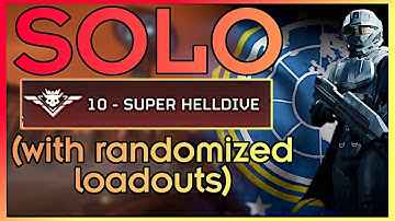 Helldivers 2 Randomizer Madness - Solo Super Helldive (Difficulty 10)