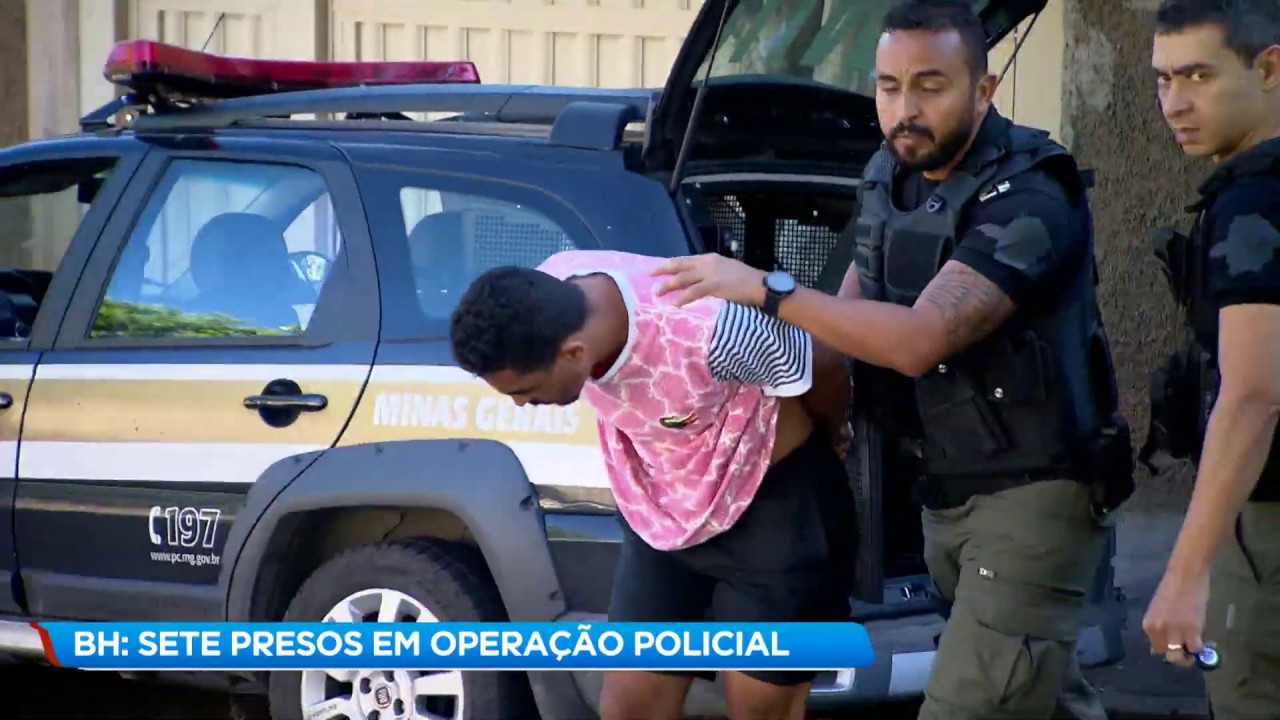 Polícia Civil prende integrantes de quadrilha no aglomerado da Serra (BH)
