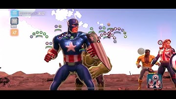 Marvel Strike Force - Red Hulk Heroic Trial (Last Node) - Bio Avengers VS. Dormammu