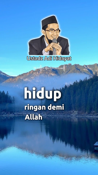 Tenang‼️Kita Punya ALLAH SWT #ustadzadihidayat #ladangamal