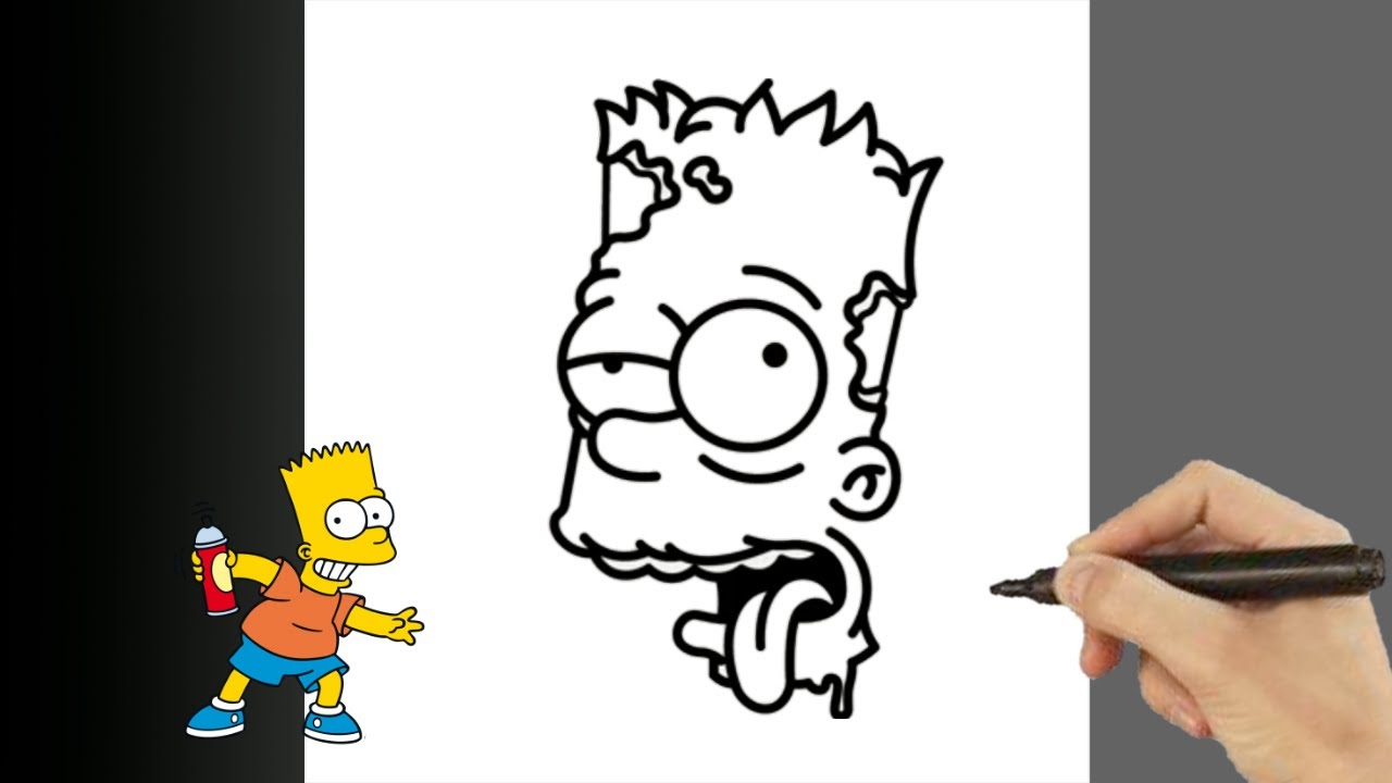 Como desenhar o Bart Simpsons mandraka 