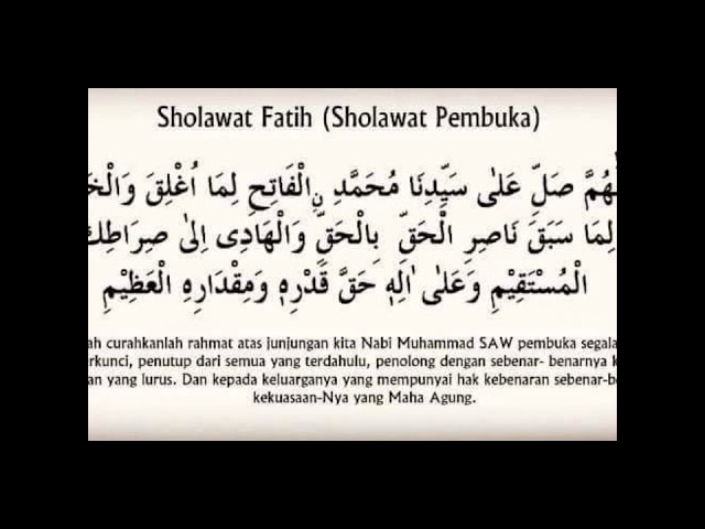 Sholawat Fatih 489X class=