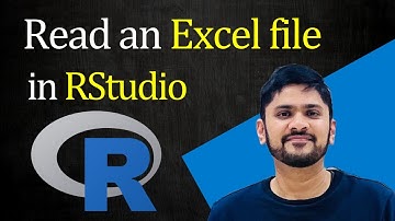 How to Read an Excel file in RStudio (2025) | Amit Thinks
