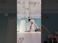 Exotic pole dance practice