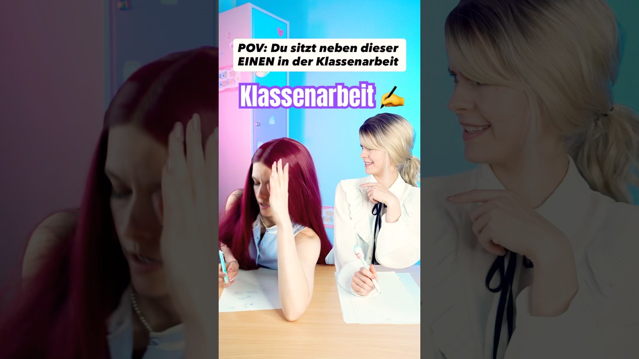 POV: Die EINE bei der Klassenarbeit 🫣