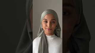 PINLESS NECK COVERED TURBAN TUTORIAL #hijabifashion #hijabtutorial #modestfashion