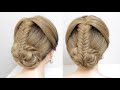 2 Easy low bun updos. Simple hairstyles.