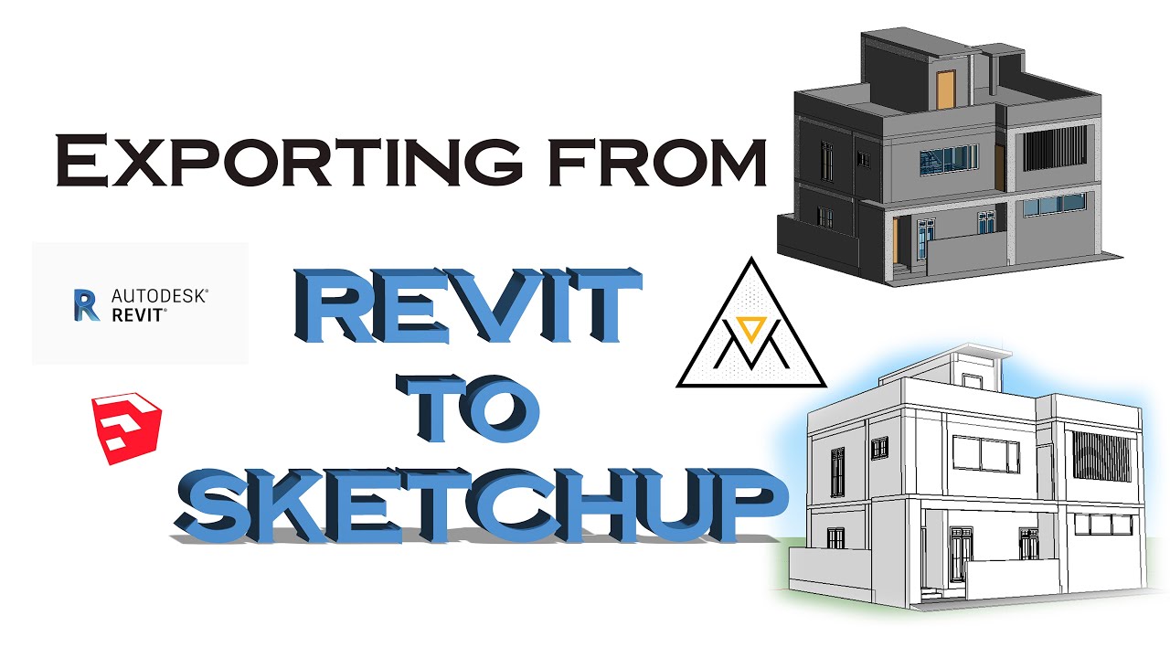 How to export  3D  model From Revit to Sketchup  YouTube